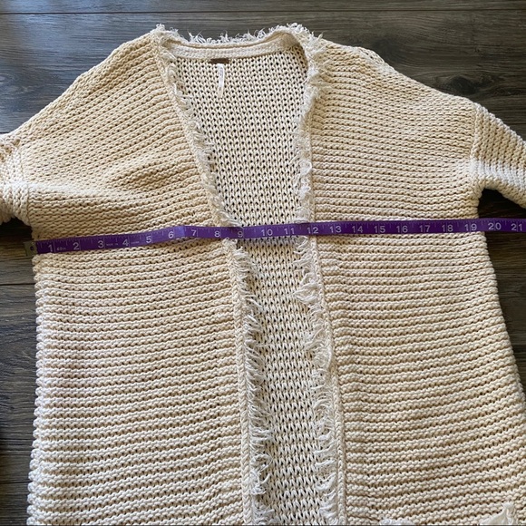 FREE PEOPLE Long Knit Woodstock Sweater - Picture 7 of 7